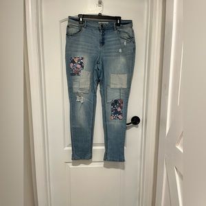 Patchwork Jeans - Size 16W
